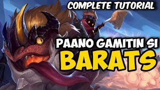 PAANO GAMITIN SI BARATS  BARATS COMPLETE TUTORIAL  MLBB [upl. by Nuhsar980]