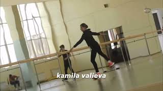 Russian Skaters Back to Training after Olympics 2022 kamilavalieva figureskating russia [upl. by Panter175]