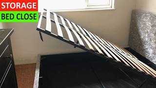 Ottoman Bed How to Close it Down  Is your Storage Bed Stuck and wont Close after Assembly [upl. by Eyaj]