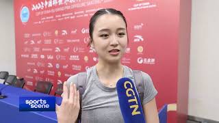 2023 Cup of China｜Figure Skating｜Zhu Yis reaction after womens singles short program [upl. by Keele701]