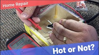 How To Find Find Hot Wire Without Color Clue [upl. by Aimehs]