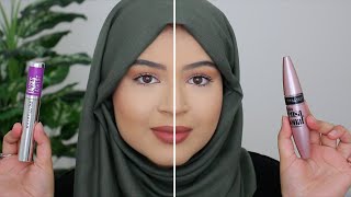 MAYBELLINE THE FALSIES LASH LIFT MASCARA VS MAYBELLINE LASH SENSATIONAL  REVIEW AND DEMO [upl. by Adnohr]