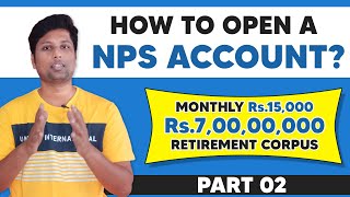 National Pension System  Part 2  How to open a NPS Account  Explained in Tamil  M for Money [upl. by Haraf]