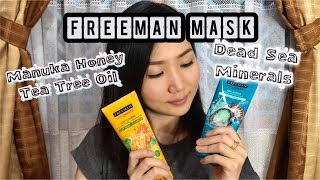 REVIEW FREEMAN Mask Manuka Honey VS Dead Sea Minerals [upl. by Marilin]