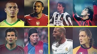 Legendary Old Football Skills Show  RonaldoDinhoTottiHenryKakaZidane amp more  HD [upl. by Cho]