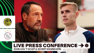 🎙️ LIVE 1745  Persconferentie John van t Schip amp Sivert Mannsverk  BodøGlimt  Ajax [upl. by Vasilis]