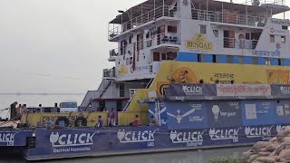 How To Cross The Ferry From Daulatdia Ghat To Paturia Ghat  Largest Ferry Service At Paturia [upl. by Ineslta273]