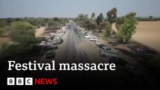 How the Hamas attack on the Supernova festival in Israel unfolded  BBC News [upl. by Ferren]