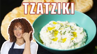 Le tzatziki comme en Grèce  sauce au yaourt et concombre [upl. by Reidar]