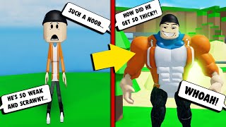 From Scrawny Little Boy to a THICK LEGEND in Roblox  Roblox Thick Legends [upl. by Akcira992]