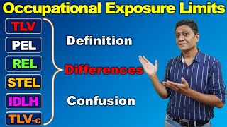 What is TLVTWA  Occupational Exposure Limits  Difference between TLV PEL REL STEL IDLH TLVc [upl. by Natlus816]