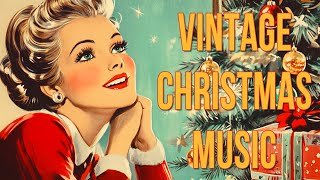 Best Vintage Christmas Songs Playlist 🎄 1 Hours Classic Christmas Music with Fireplace [upl. by Aihsekram]