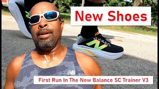 2hr Half Marathon Training Vlog 1st Run in the New Balance SC Trainer V3 [upl. by Dett]