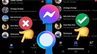 Messenger Kişi Seçeneği Sorun Göstermiyor Messengerda Kişi Seçeneği Eksik [upl. by Ardnauq694]