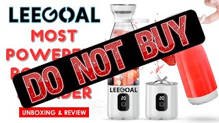 DONT BUY THIS 👉 LEEGOAL Blender Bravo  REVIEW [upl. by Ojyma874]