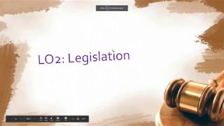 IMedia R081 LO2  Legislation revision [upl. by Yelnek]