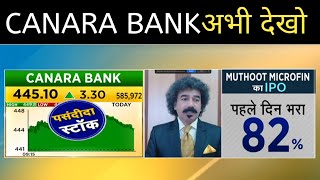 CANARA BANK SHARE 💥 CANARA BANK SHARE NEWS TODAY  CANARA BANK SHARE LATEST NEWS 💯 [upl. by Ezeerb]