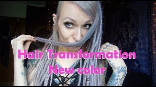 HAIRTRANSFORMATION  How i dyed my dreads [upl. by Eevets154]