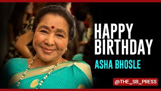 Happy birthday Asha bhosle jii ashabhosle bollywoodsinger bollywoodmusic [upl. by Jews534]