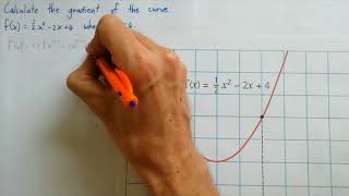 Differentiation  gradient function dydx  Calculus by ExamSolutions [upl. by Reve715]