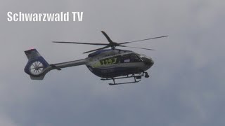 🚨🚁 Hier war der Polizeihubschrauber DHBWY im Sucheinsatz nach Umweltverstößen 17072024 [upl. by Dronel]