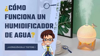 ¿Cómo funciona un humidificador de agua [upl. by Airegin671]