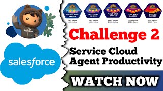 Service Cloud Agent Productivity  Salesforce Trailhead  Set Up Service Console Productivity Tools [upl. by Yerffoej]