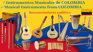 🌎 Instrumentos Musicales de COLOMBIA Instruments Musical from COLOMBIA [upl. by Annot]