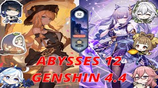 Genshin Impact Abysses 12  9★ v44 [upl. by Enileuqcaj]