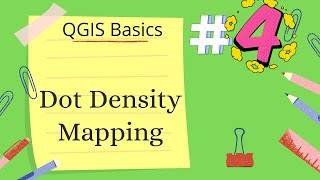 Dot Density Mapping in QGIS  QGIS Basics Part 4 [upl. by Yrolam]