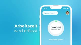 So einfach ist die digitale Zeiterfassung mit der clockin App [upl. by Sussi993]