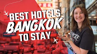 Top 5 MustTry Hotels in Bangkok for FirstTime Visitors 2024 [upl. by North]