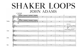 John Adams  Shaker Loops 1982 Score [upl. by Pilif719]