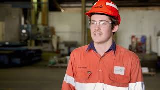 On the job as a fitting and turning apprentice with Wilmar Sugar Australia [upl. by Ailen]