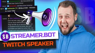 GIB deinen TWITCH ZUSCHAUERN eine STIMME Twitch Speaker Tutorial [upl. by Corinne]