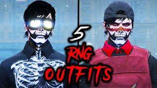 GTA 5  5 Tryhard RnG Outfits by ScorpKillaz [upl. by Esilrac]