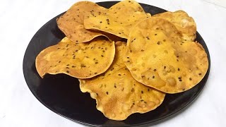 ചായക്കട പലഹാരം പപ്പട വട പപ്പട ബോളി Pappada Vada Recipe in malayalam [upl. by Eissel]