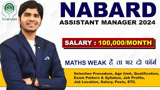 NABARD Assistant Manager Recruitment 2024  Full Details [upl. by Syned]