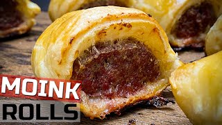 MOINK Rolls  Italiaanse Saucijzenbroodjes van de Barbecue  NasQ BBQ [upl. by Assetal]