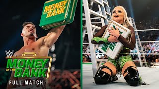 FULL MATCH Austin Theory amp Liv Morgan win Money in the Bank Ladder Matches Money in the Bank 2022 [upl. by Richel]