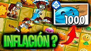 PvZ 2 PERO TODAS las PLANTAS CUESTAN el DOBLE ⬆️☠️ 2 [upl. by Bang]