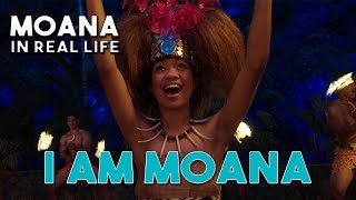 I AM MOANA Song of the Ancestors Official MoanaVaiana Music Video in Real Life by WWL with lyrics [upl. by Nnadroj]