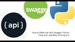 How to Make Api with Swagger Python Flask and add Rate limiting to it [upl. by Ellivro477]