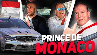 LE PRINCE DE MONACO CONDUIT MA C63 BLACK SÉRIES SUR LE CIRCUIT DE F1😱 ON OUVRE LE GP DE MONACO [upl. by Atirahs]