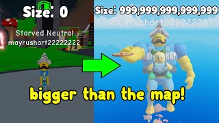 Becoming The Biggest Player In Thick Legends Bigger Than The Map Roblox [upl. by Aime]