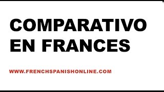 Comparativo en Francés [upl. by Karolina678]