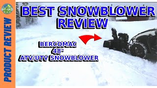 BERCO BERCOMAC 48quot Snowblower Review ❄️ Arctic Cat TBX berco snowblower arcticcat review [upl. by Bashee344]