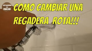 Regadera Con Gotera  Como Cambiar El Tubo Roto  Tutorial Paso A Paso [upl. by Gradey450]