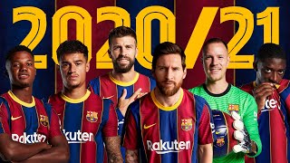 🔥 This is the 202021 OFFICIAL BARÇA SQUAD 🔥 [upl. by Atiuqin]