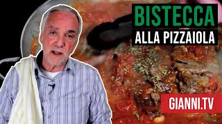 Bistecca alla Pizzaiola Italian Recipe  Giannis North Beach [upl. by Eletnahs]